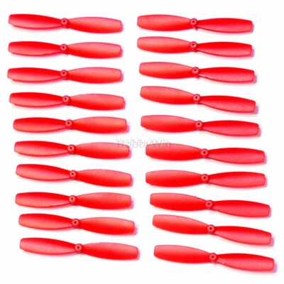 10 Pairs 55mm Propeller Red CW & CCW for Mini RC FPV Drone Quadcopter Multirotor - Image 1 of 4