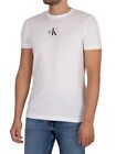 Calvin Klein Jeans Men's Monogram Logo Tee T-Shirt White XS S