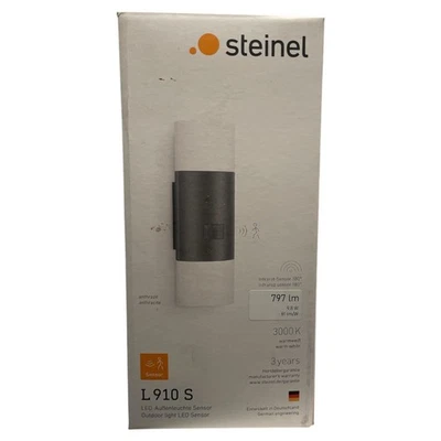 Steinel LED Up-/Downlight L 910 S   Bewegungsmelder Wandleuchte außen Anthrazit - Bild 1 von 4