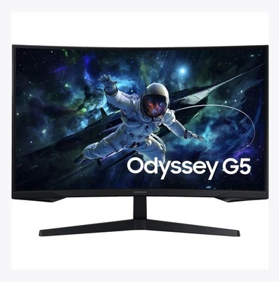 Samsung Odyssey G5 S27CG554EU 27" QHD 165Hz Curved 1ms HDMI DisplayPort - Bild 1 von 4