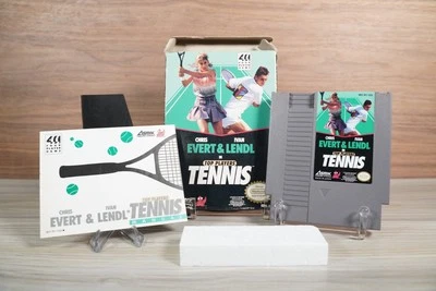 Chris Evert Top Players Tennis (Nintendo NES, 1990) Complete CIB - Image 1 of 4
