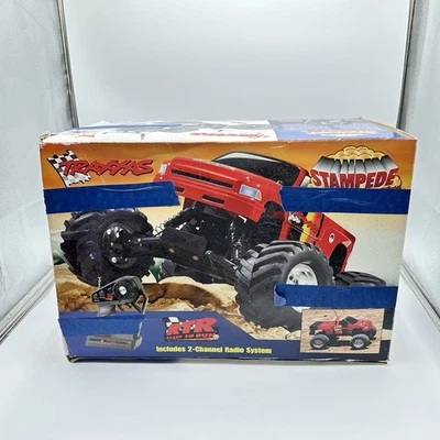 Vintage Traxxas High Performance RTR RC Monster Racing Truck Stampede Model 3610 - Image 1 of 4