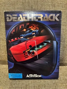 DEATHTRACK IBM PC Game 5.25 Floppy 1989 Activision BIG BOX RARE! - Picture 1 of 9