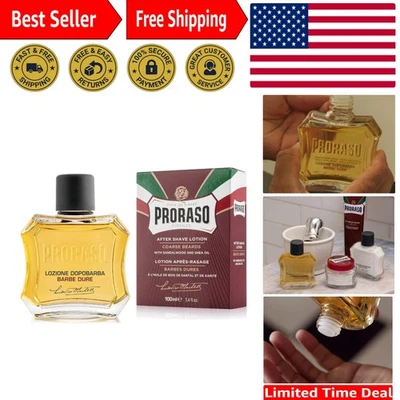 Luxury After Shave Lotion: Nourishing Sandalwood & Shea Butter for Coarse Beards - Image 1 of 4