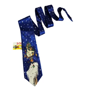 NEW w/ Tags! Dr. Seuss How the Grinch Stole Christmas Silk Necktie Tie Blue - Picture 1 of 6