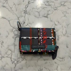 Cartera billetera Vera Bradley Midtown RFID a cuadros - Imagen 1 de 6
