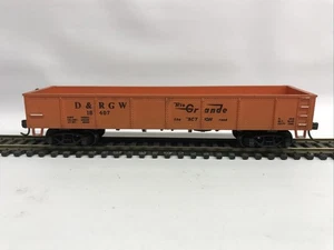 ROCO Ho Scale Gondola Denver & Rio Grande Western D&RGW 18407 Kadee Couplers - Picture 1 of 6