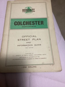 Vintage Colchester 1st Edition Offical street plan & Information Guide - Bild 1 von 4