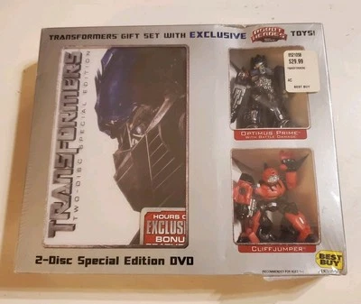 Transformers 2007 2 Disc DVD Gift Set Robot Heroes Best Buy Excl New Sealed Rare - Image 1 of 2
