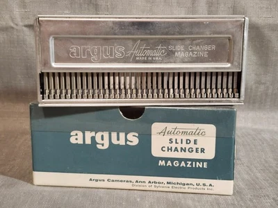 Vintage Argus Automatic Slide Changer Magazine No. 593 FULL OF 1961 SLIDES - Image 1 of 4