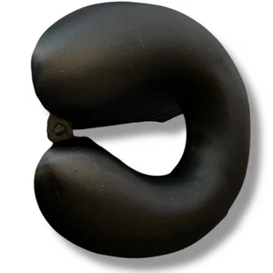 World’s Best Black Travel Neck Pillow Memory Foam U-Form Kissen Unterstützung - Bild 1 von 5