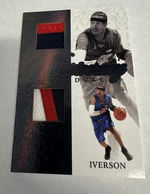 2023 Leaf Allen Iverson Dual Patch A-1 - Image 1 of 2