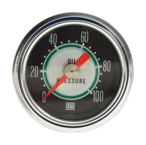 Stewart Warner 360DP Green Line 2-1/16" Öldruck mechanisches Manometer - Bild 1 von 1
