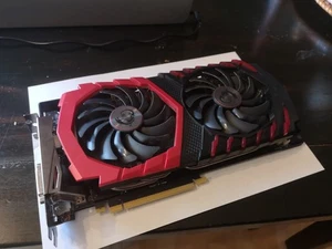 MSI Geforce GTX 1080 Gaming X+ 8GB , DVI-D, HDMI & 3x DP, neue Paste und Pads - Afbeelding 1 van 10