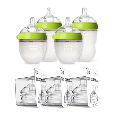 Baby Bottle Bundle, Green, (7 Piece Set) - Image 1 of 4