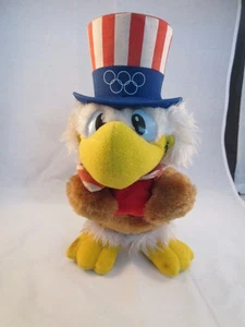 Vintage 1980 LA Olympic Games Mascot Sam The Eagle Plush 9 inch tall - Picture 1 of 3