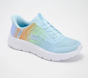 Skechers Slip-Ins GO WALK Flex Bungee Lace Sneaker Nova Blue 11/M Neu - Bild 1 von 1