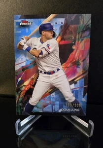 #'ed/325 🔥 Josh Jung SP 2024 Topps Mejor refractor azul cielo común #29 Como nuevo - Imagen 1 de 2