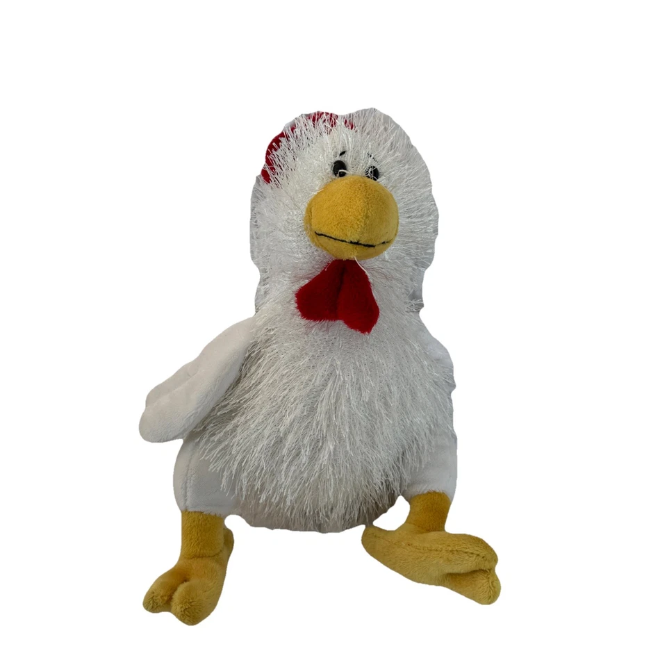 Ganz Webkinz 9” Chicken HM205 White Plush Stuffed Animal Toy No Code y2k decor - Image 1 of 4