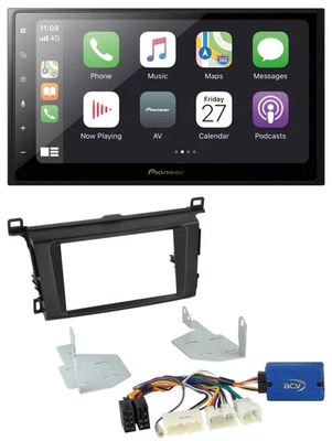 Pioneer MP3 Bluetooth DAB 2DIN USB Autoradio für Toyota RAV 4 (ab 2013) - Bild 1 von 4