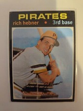 1971 TOPPS RICH HEBNER #212 VG/EX COMBINED SHIPPING