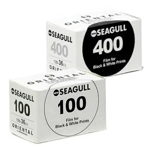 2 Rolls - Oriental Seagull 100 + 400 ISO B&W Black and White 36exp 35mm Film - Picture 1 of 13
