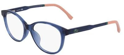 NEW KIDS LACOSTE L 3636 424 Crystal Blue Eyeglasses 48/15/130 with Lacoste Case - Imagem 1 de 2