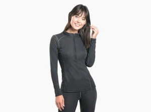 Prendas para el torso Kuhl Akkomplice para mujer con cremallera cuello sintético capa base, talla XS - Imagen 1 de 4