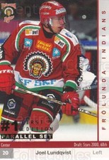 2002-03 Swedish Elitset First Edition Parallel #280 Joel Lundqvist