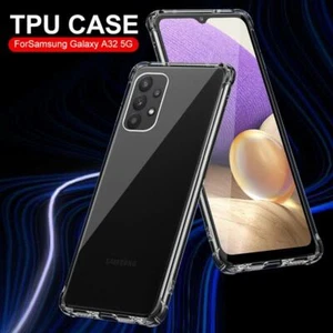 For Samsung A32 A54 S21 FE S22 S23 S24 Ultra Crystal Clear Simple TPU Case Cover - Picture 1 of 12