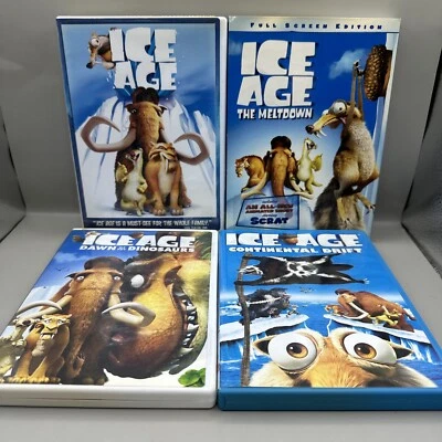Ice Age DVD Lot Ice Age 1 2 3 4 The Meltdown, Dawn Of The Dinosaurs Brand New - Image 1 of 3