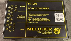 Lightly Used Melcher FS 1000 / FS 1601-7R DC-DC Converter (Works Great) - Picture 1 of 12