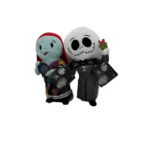 The Nightmare Before Christmas Jack Skellington & Sally Plush 6" Dolls Toy Nwt - Picture 1 of 6