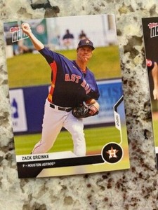 2020 TOPPS NOW ROAD TO OPENING DAY RTOD CARD HOUSTON ASTROS ZACK GREINKE