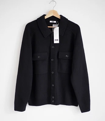 Lemaire Lambswool Knitted Uniqlo Button Closure Jacket 100% wool Men Size Medium - Image 1 of 4