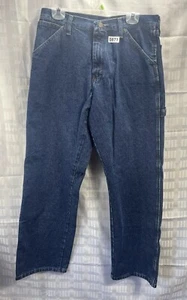 Wrangler  Jeans Mens 32x30 Blue Carpenter Denim Relaxed Fit - Picture 1 of 20