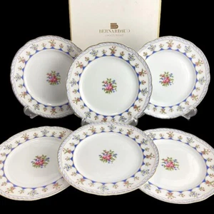 Bernardaud Limoges CHATEAUBRIAND Plate 19.5cm 6 Set - Picture 1 of 10