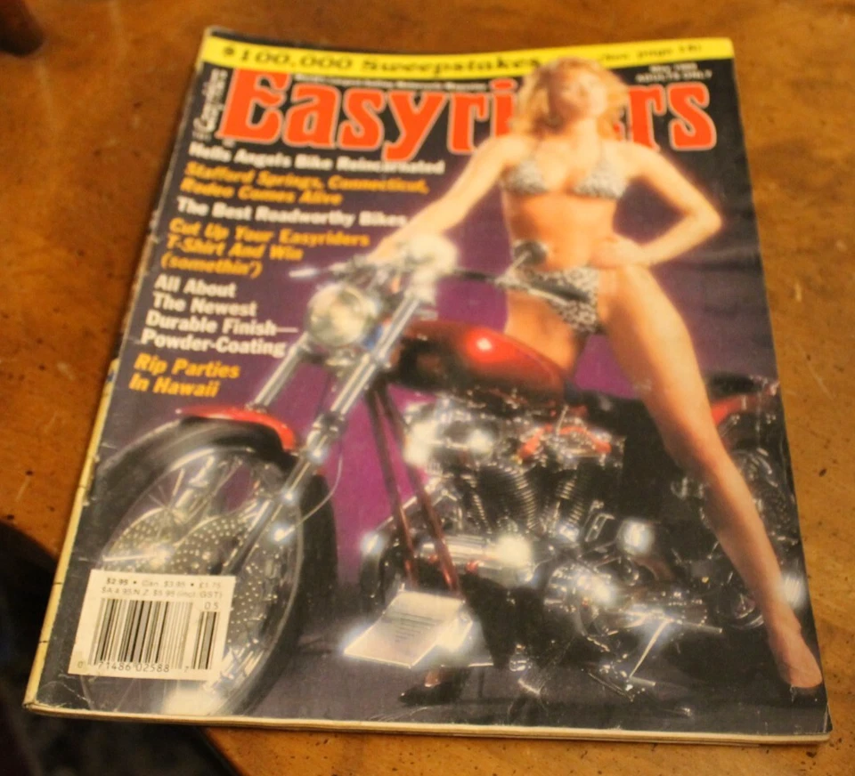 Easyriders ~ May 1989 ~ Hells Angels Bike Reincarnated - Image 1 of 1