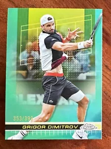 GRIGOR DIMITROV 2024 Topps Chrome Tennis Aqua Blue Refractor /399 - Bild 1 von 1