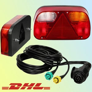 12V Tylne światła Zestaw przyczepy Oświetlenie samochodu Tylne światło 13-biegunowe 5M Tylne światło - Zdjęcie 1 z 5