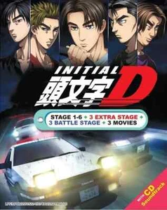 Initial D Complete Series Collection DVD English Dub Anime - Imagen 1 de 6