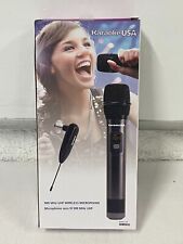 Karaoke USA Professional 900 MHz UHF Wireless Microphone - Black
