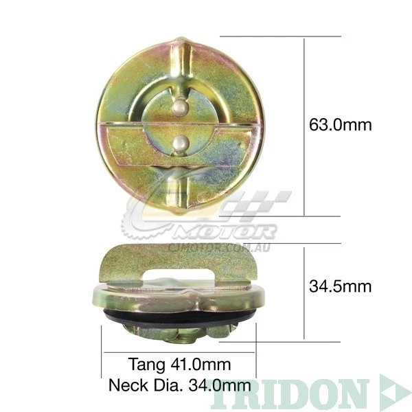 TRIDON FUEL CAP NON LOCKING FOR TOY Landcruiser Diesel HJ61, HJ75 Turbo 84-91 - Image 1 of 1