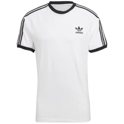 Camiseta Adidas Hombre Original Manga Corta 3 Rayas Essential California Foto 1 de 4