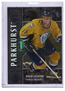 David Legwand 2002-03 ITG Parkhurst Silver Parallel Card #74 /50