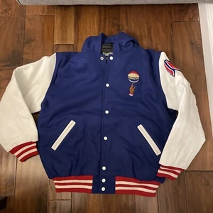 Vintage Stewart Strauss Letterman’s Jacket Harlem Globetrotters World Tour XXS - Picture 1 of 6