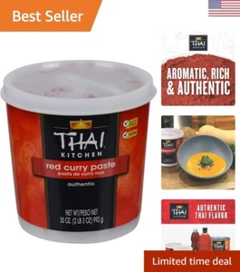 Authentic Thai Red Curry Paste - 35oz Tub - Perfect for Stir-Fries & Soup Bases - Picture 1 of 10