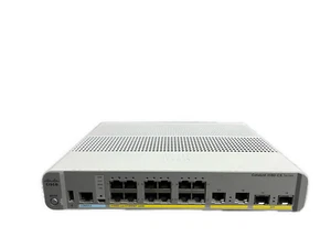 Conmutador compacto Cisco WS-C3560CX-12PD-S 12 puertos PoE+ usado - Imagen 1 de 3
