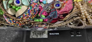 Broken Vintage Jewelry Beads Chain Necklace For DIY Parts 2.5kg. job lot jewelle - Picture 1 of 3
