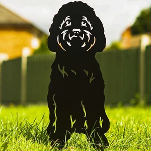 Labradoodle Garden Memorial Statue Bereavement Gifts Dog Loss Grave Ornaments - Picture 1 of 48